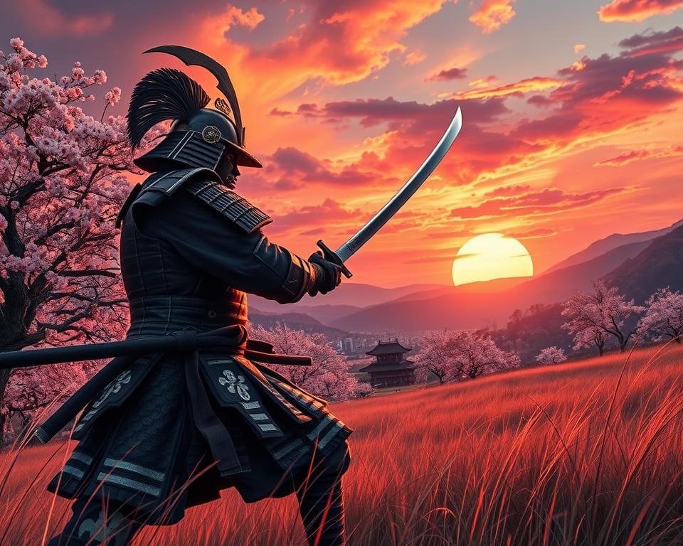 Samurai im Kampf Ghost of Tsushima