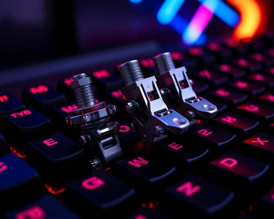 Cherry MX Switches und robuste Bauweise der Gaming Tastatur