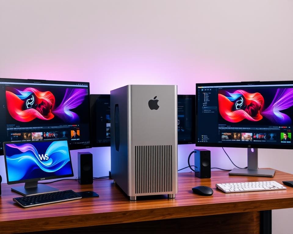 Apple Mac Pro Tower für Multimedia Bearbeitung und Grafikdesign