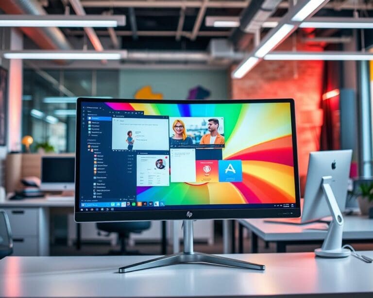 HP Envy Curved: Monitore für produktives Arbeiten